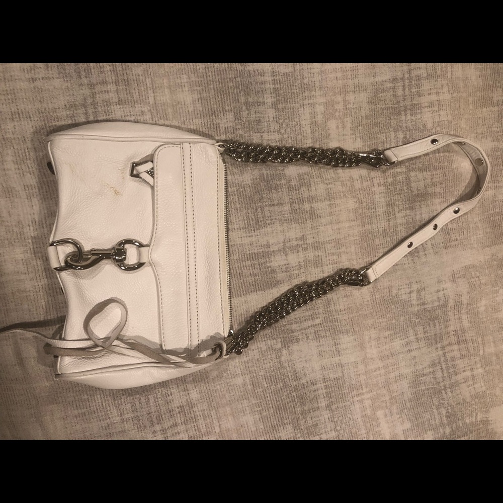 Rebecca Minkoff white mini bag